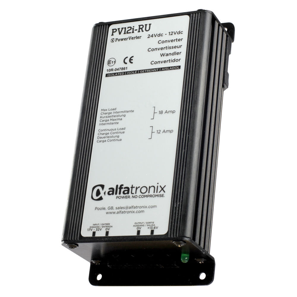 Alfatronix IP65 Powerverter 24-12V Isolated Voltage Converter 12A