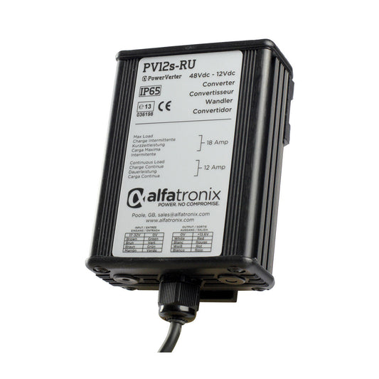 Alfatronix IP65 Powerverter 24-12V Non Isolated Voltage Converter 12A