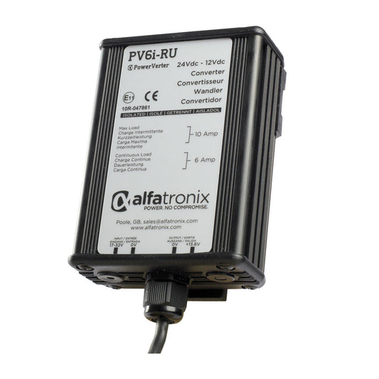 Alfatronix IP65 Powerverter 24-12V Isolated Voltage Converter 6A