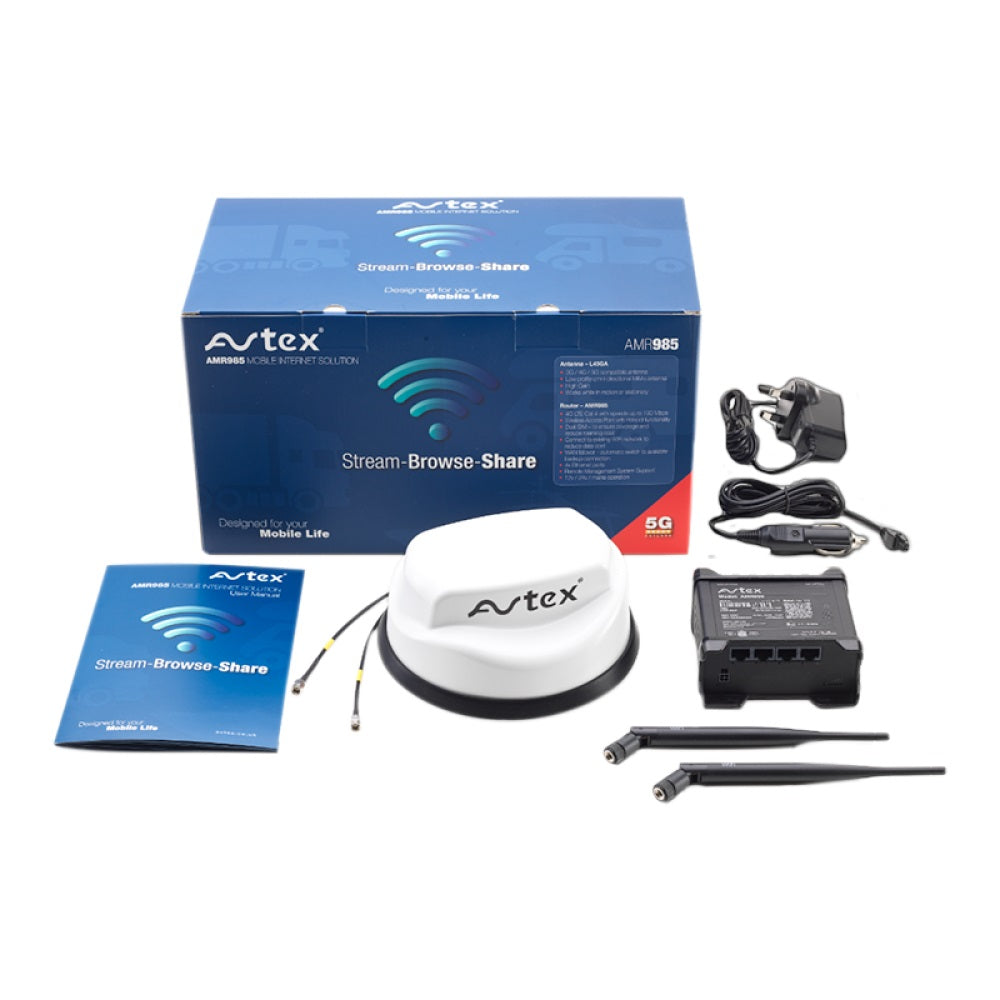 Avtex AMR985 Mobile Internet Solution - Dual Sim 5G Mobile Router