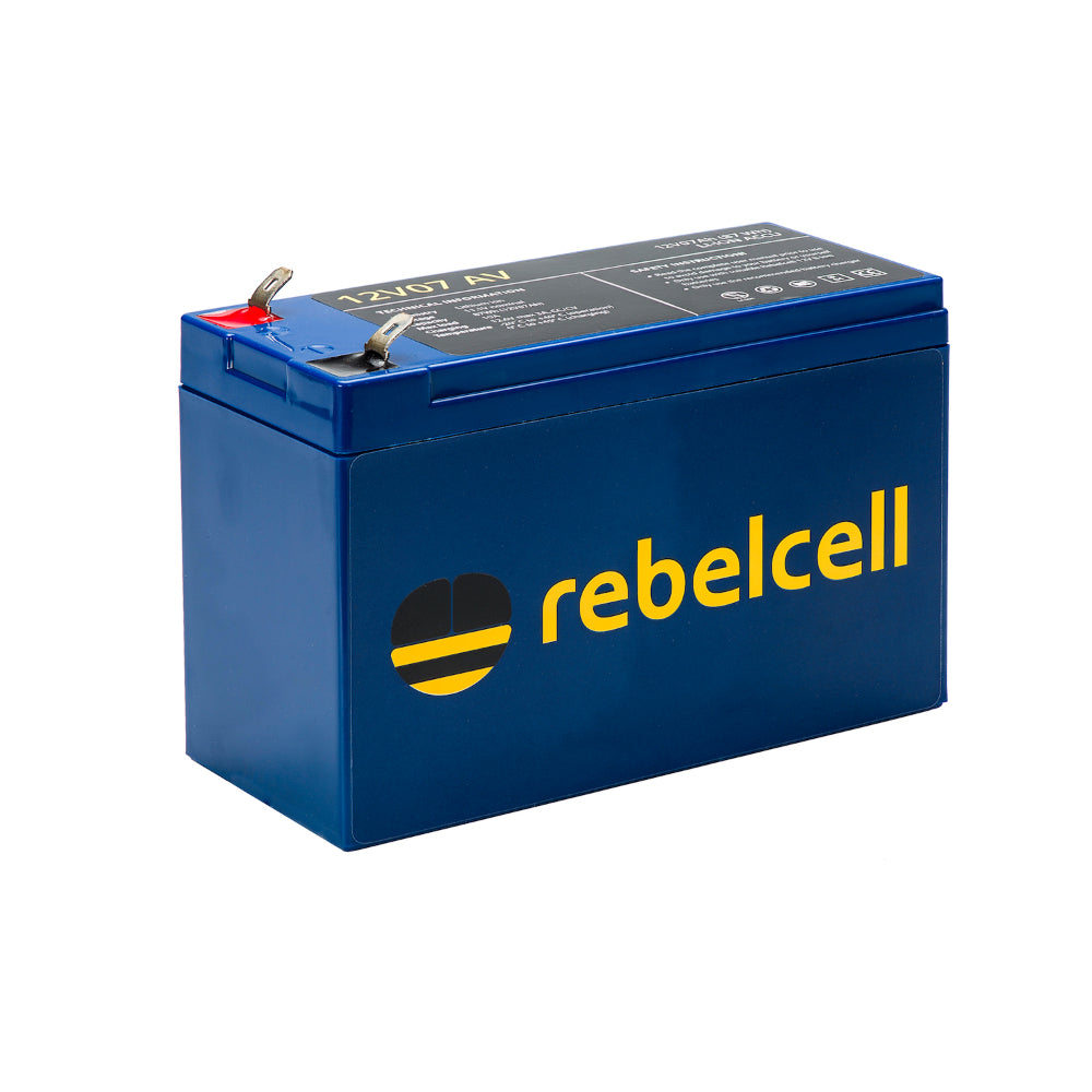 Rebelcell 12V07 AV Li-ion Battery - 12V 7A 87Wh