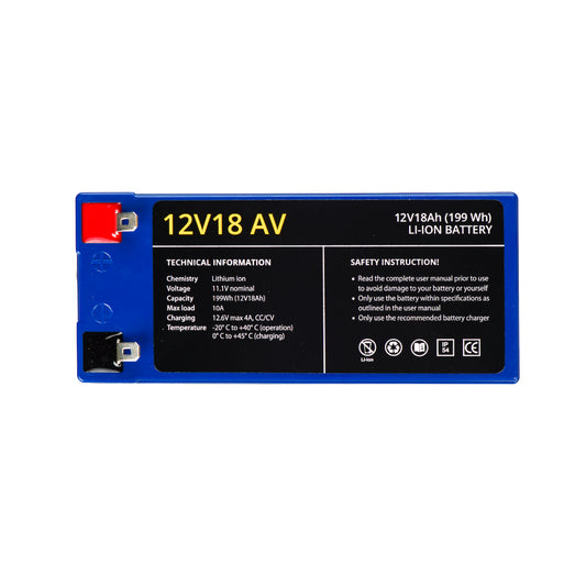 Rebelcell 12V18 AV Li-ion Battery - 12V 18A 199Wh