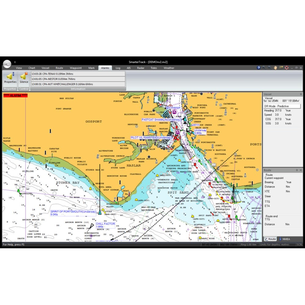 Digital Yacht Smartertrack  Express Navigation Software