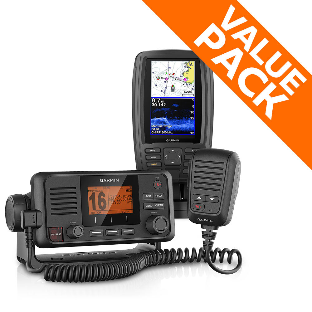 Garmin EchoMAP Plus 45cv & VHF 115i Bundle