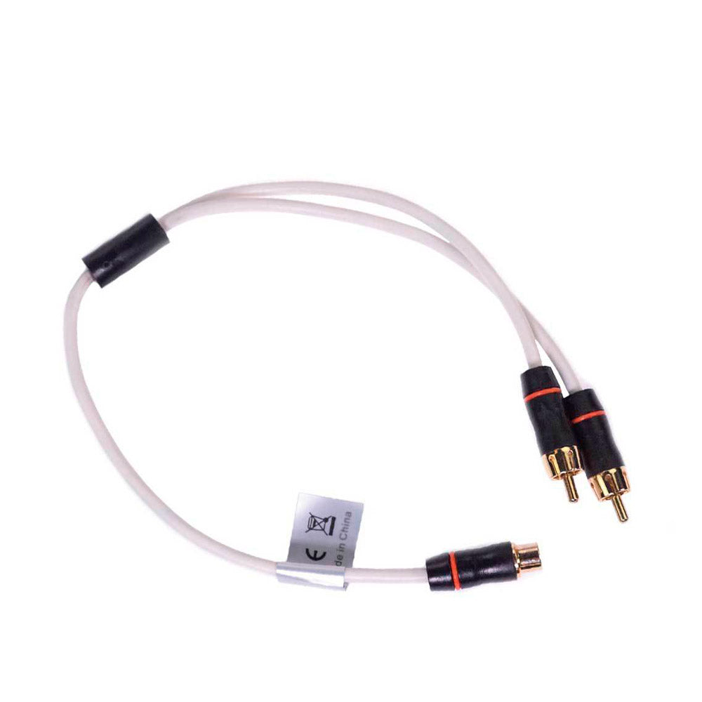 Fusion MS-RCAYM RCA Splitter Cable Female to Dual Male - 0.3m (0.9')