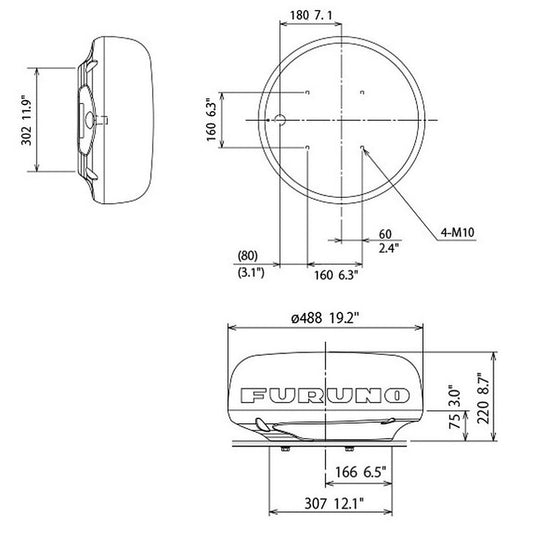 Furuno DRS2D-NXT 19" Doppler Radome