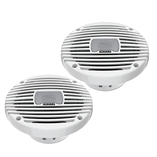 Hertz 100W 6.5" HEX 6.5 M-W IP65 Marine Speakers - White