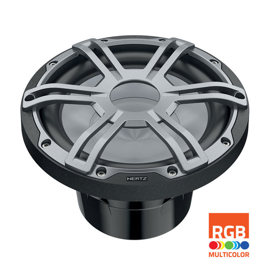 Hertz 500W 10" HMS 10 S-LD-G 4 Ohm RGB LED IP65 Marine Subwoofer