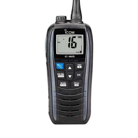 ICOM M25 Buoyant Marine VHF Transceiver Grey