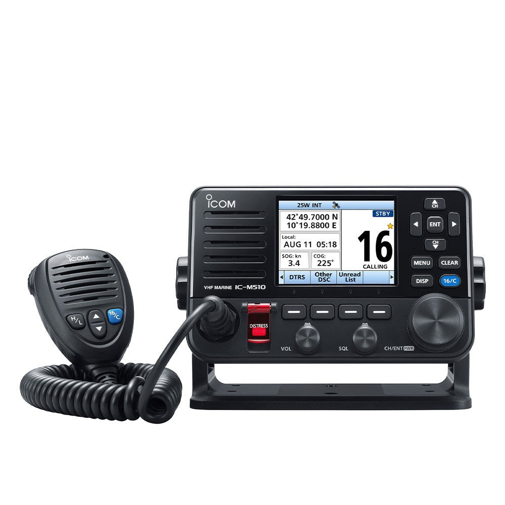 Icom IC-M510 Marine VHF DSC Radio with Smartphone Control