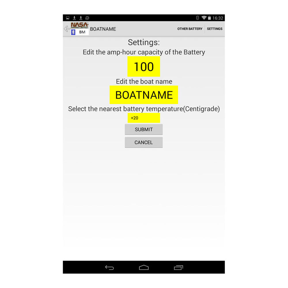 NASA Bluetooth Battery Monitor