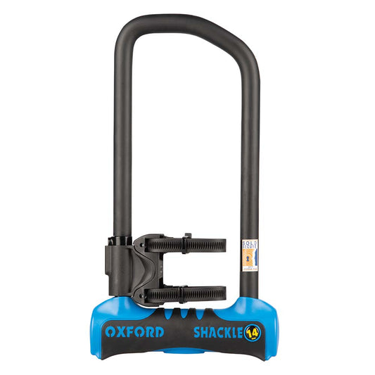 Oxford Shackle 14 U Lock 320mm Blue/Black