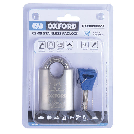 Oxford CS09 Marine Stainless Padlock