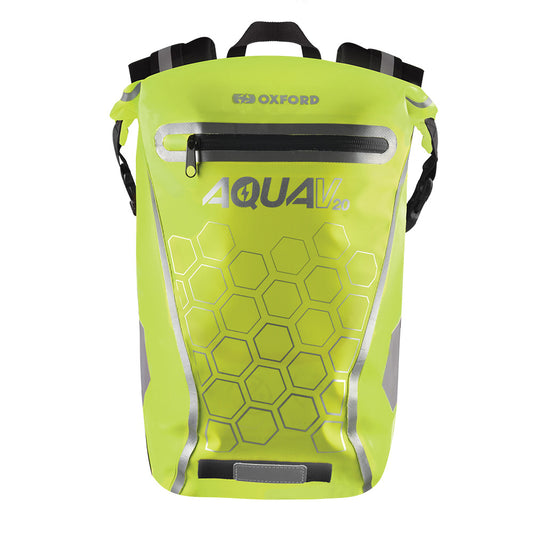 Oxford Aqua V20 Backpack - Yellow Hexagons