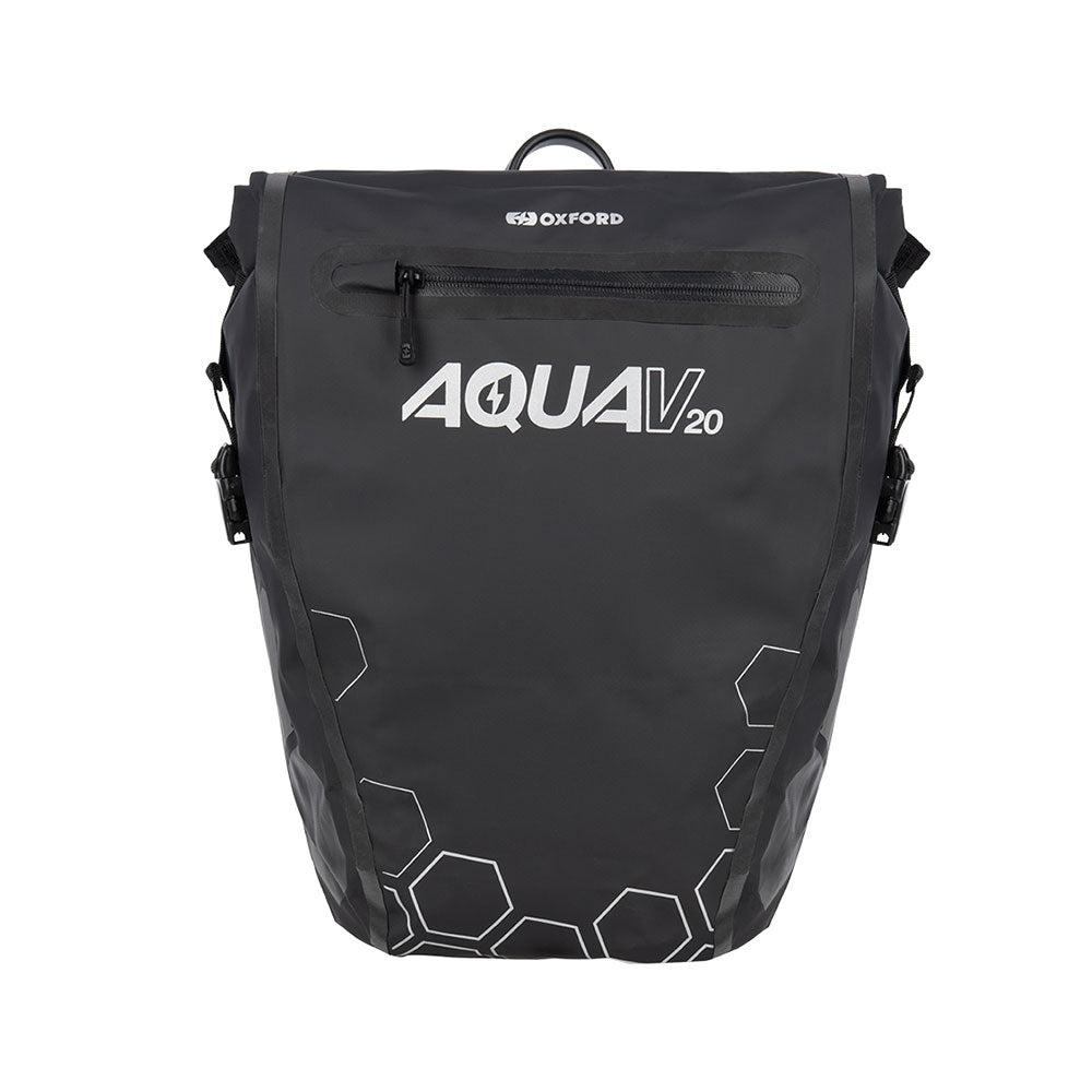 Oxford Aqua V 20 QR Single Pannier - Black