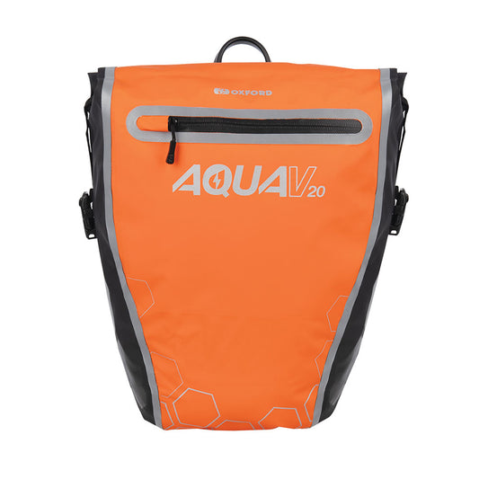 Oxford Aqua V 20 QR Single Pannier - Orange