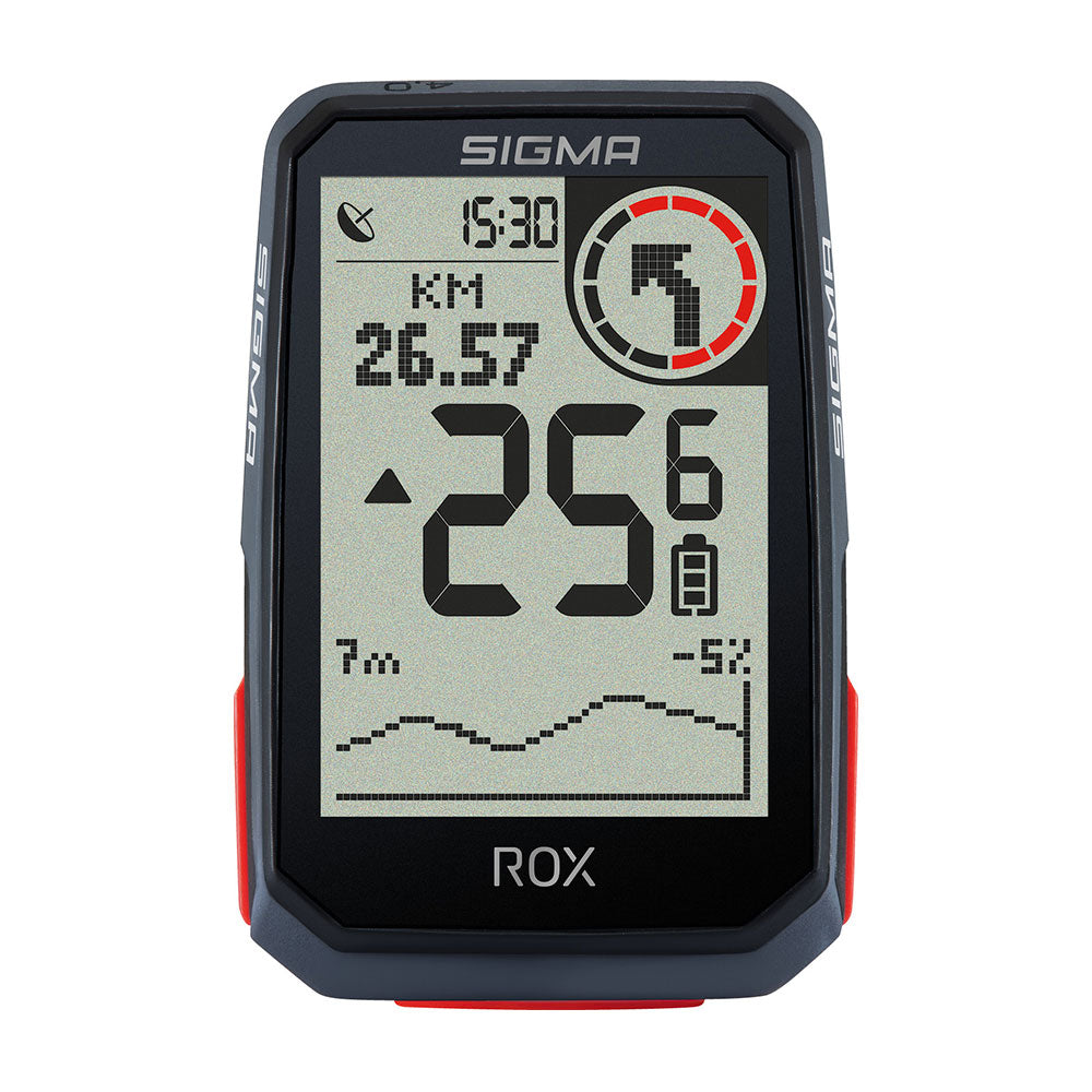 Sigma ROX 4.0 GPS Cycle Computer HR Set - Black