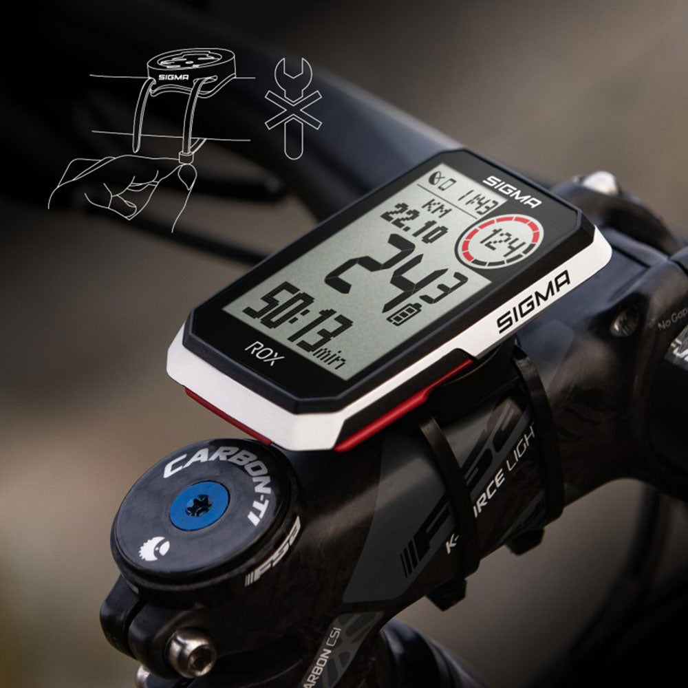 Sigma ROX 4.0 GPS Cycle Computer - White