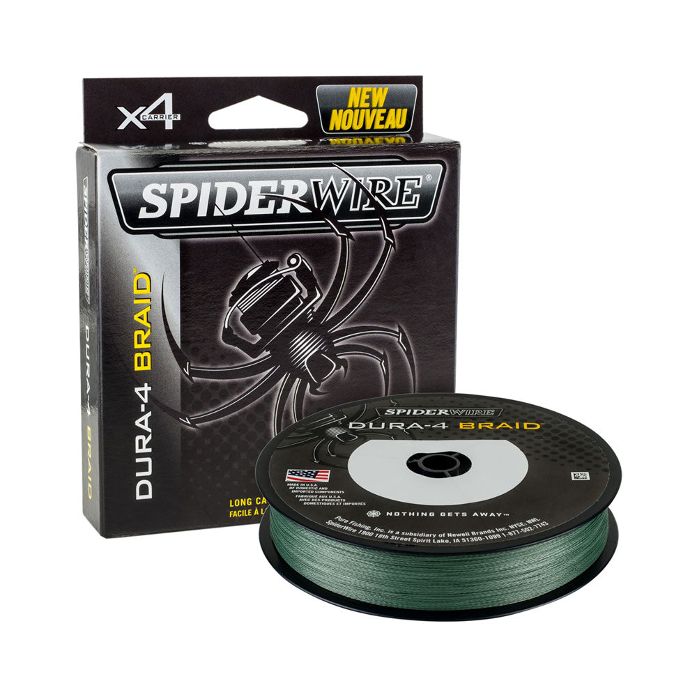 Spiderwire Dura-4 Silk Braid Green Fishing Line-23lbs-300 m