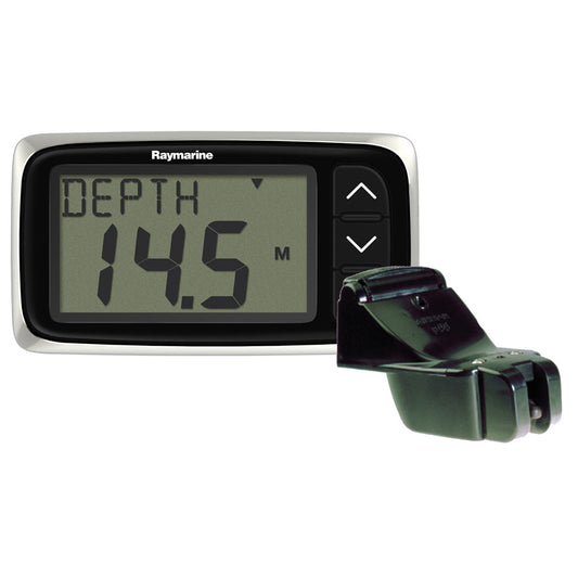 Raymarine i40 Depth Pack with P66 Depth Transom Mount Transducer