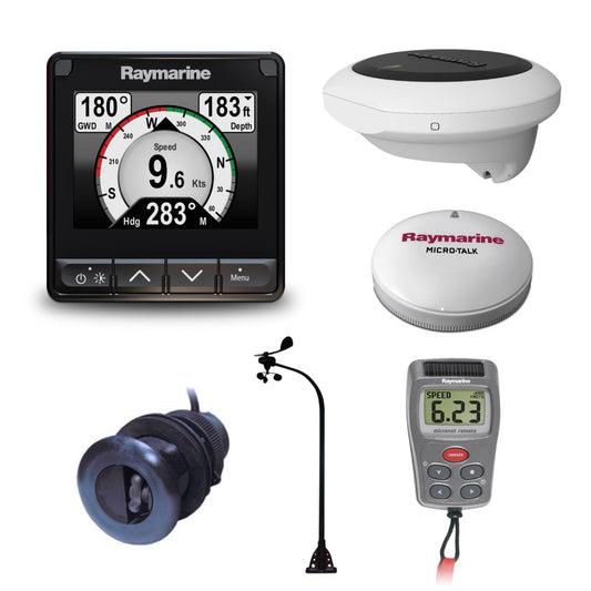 Raymarine i70s Wireless Vertical Wind, DST800, heading sensor and backbone Kit