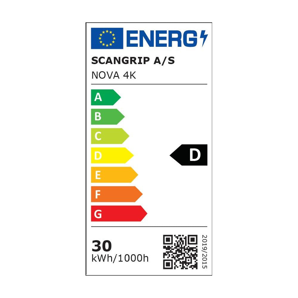 Scangrip Nova 4K - Mains Powered Work Light - 4,000 Lumen