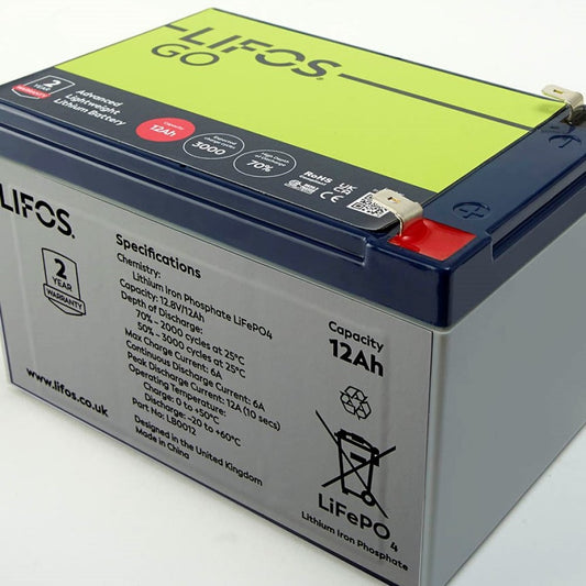 Solar Technology 12V 12Ah Lifos Lithium Battery