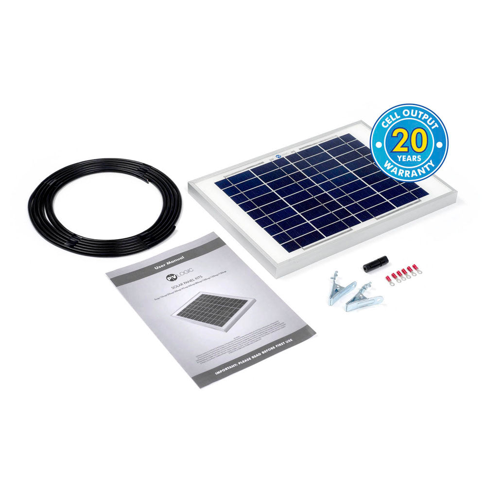 Solar Technology 10W Rigid Solar Panel Kit