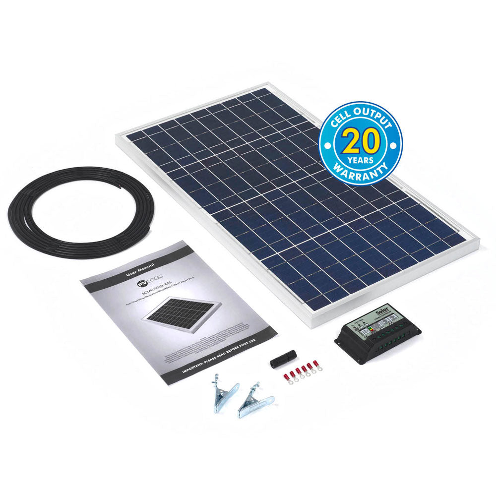 Solar Technology 30w Rigid Solar Panel Kit & 10Ah Charge Controller