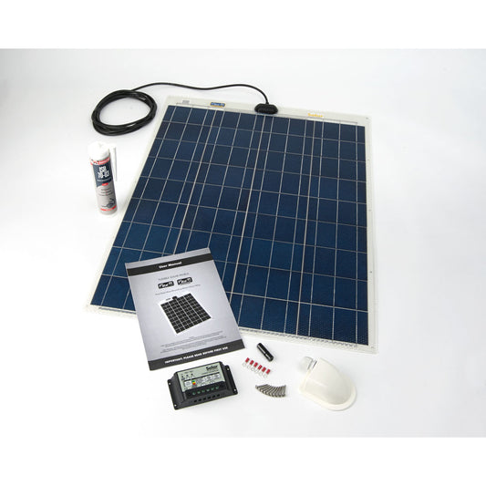 Solar Technology 80W Flexi Solar Panel & Roof/Deck Top Kit