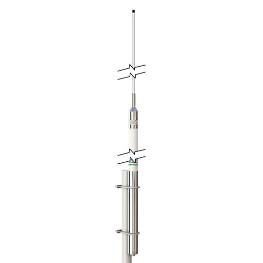 Shakespeare 4018-M 2 Section Fibrelglass Mast Mount 9dB VHF Antenna - 5.8m