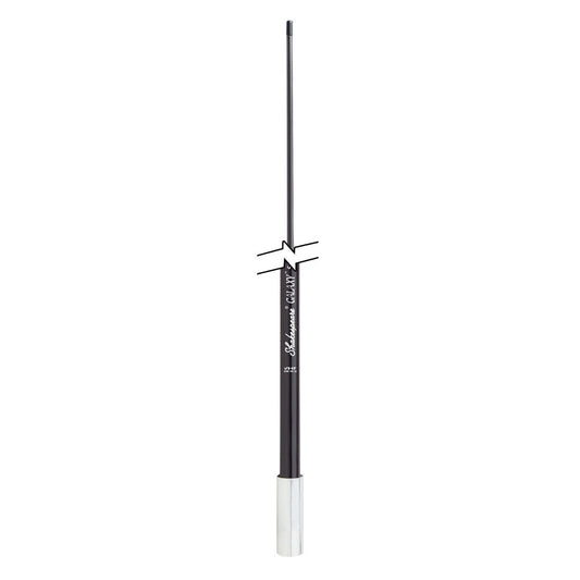 Shakespeare Galaxy Black Fibreglass 6dB VHF Antenna - 2.4m