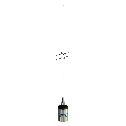 Shakespeare Extra Heavy Duty 3dB Stainless Steel VHF Whip Antenna - 0.9m