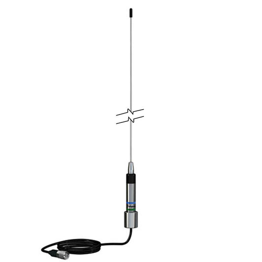 Shakespeare Skinny Mini 3dB Stainless Steel VHF Whip Antenna - 0.9m