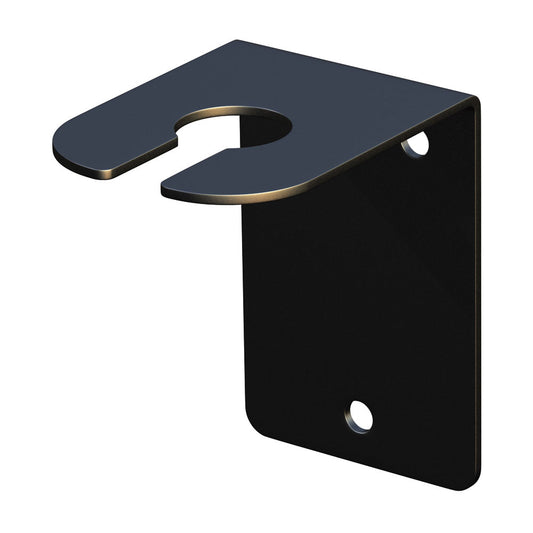 Shakespeare Right angle black aluminium bracket