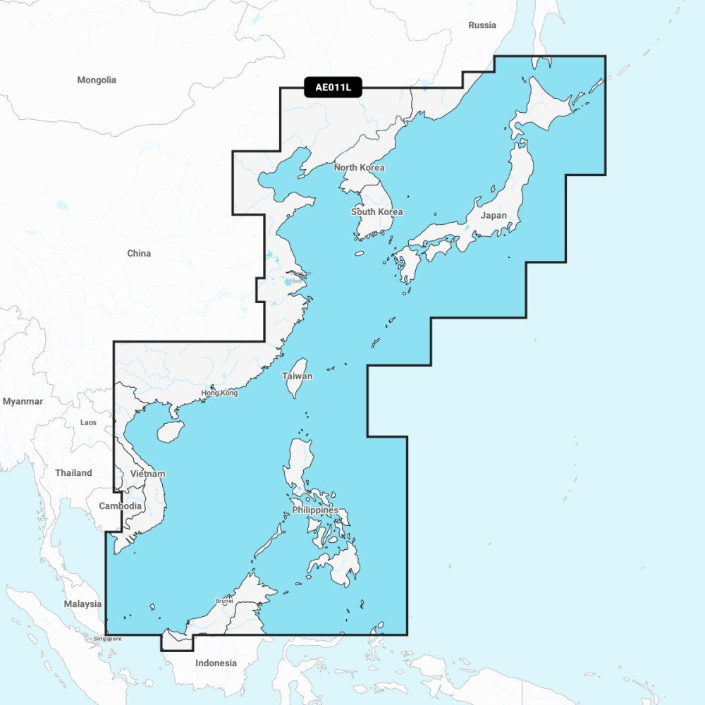 Garmin Navionics Vision+ Chart: AE011L - China Sea & Japan