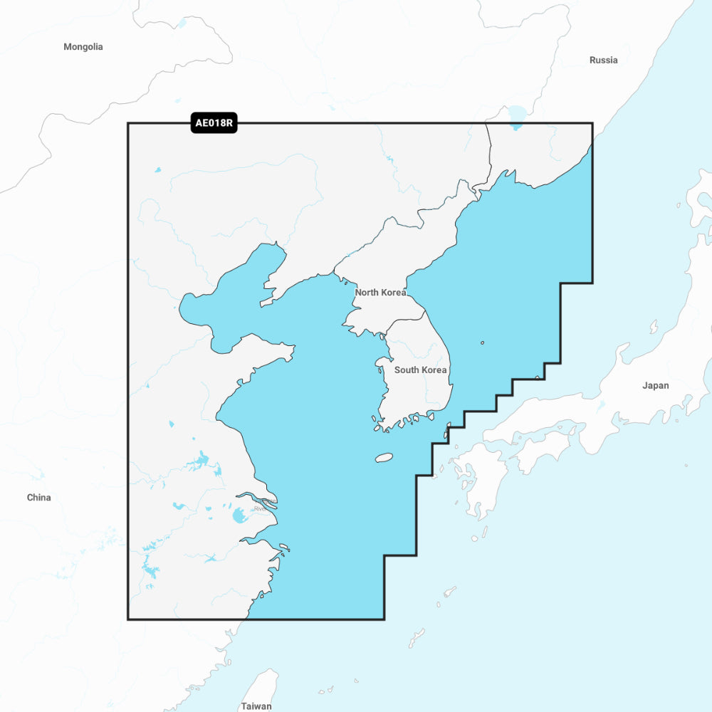 Garmin Navionics + Chart: AE018R - Yellow Sea