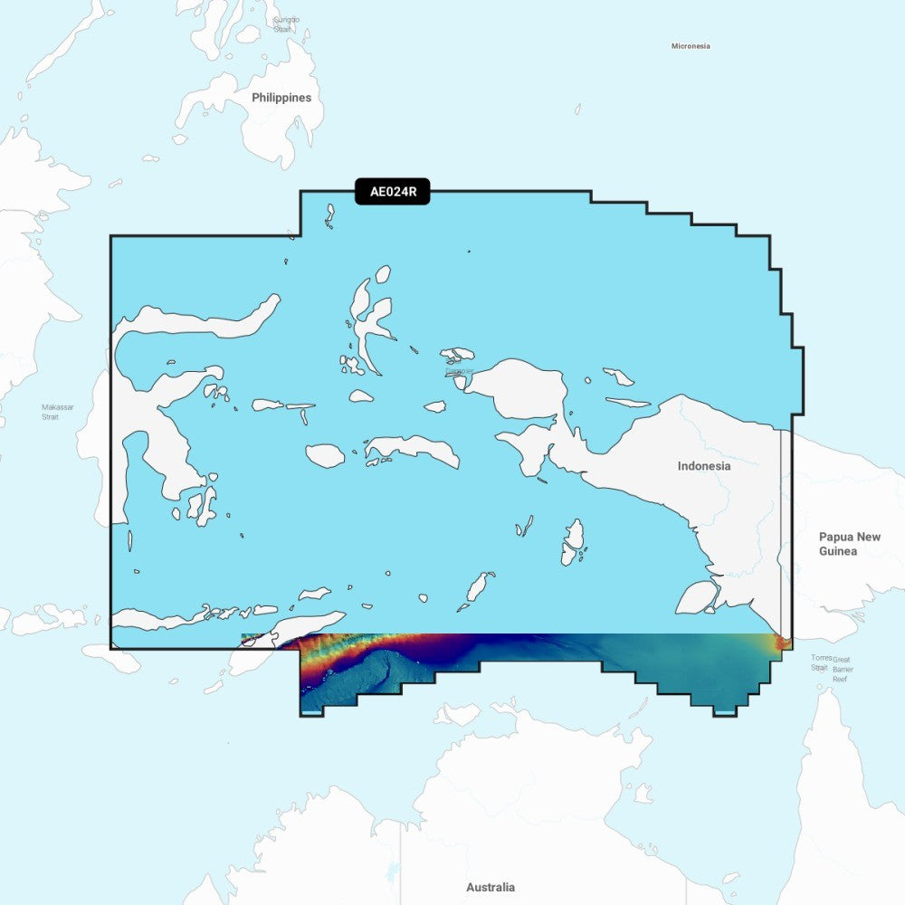 Garmin Navionics Vision+ Chart: AE024R - Central W Papua & E Sulawesi