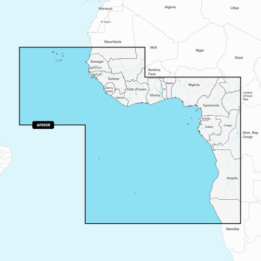 Garmin Navionics Vision+ Chart: AF005R - Africa, West