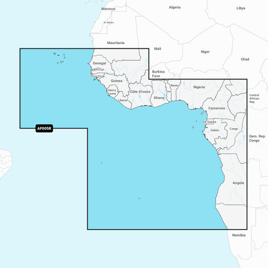 Garmin Navionics + Chart: AF005R - Africa, West