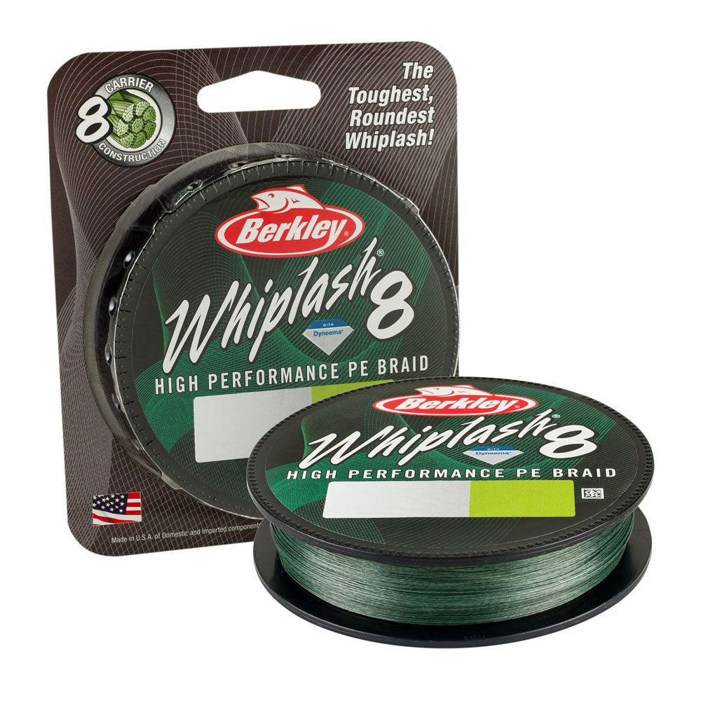 Berkley Whiplash 8 Braid - Green-300m-0.12mm