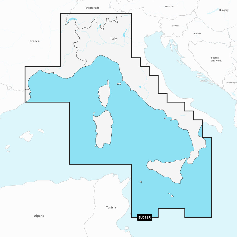 Garmin Navionics+ Chart: EU012R - Mediterranean Sea, Cen. & West