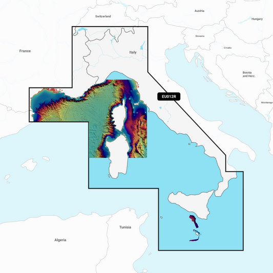 Garmin Navionics Vision+ Chart: EU012R - Med Sea, Central & West