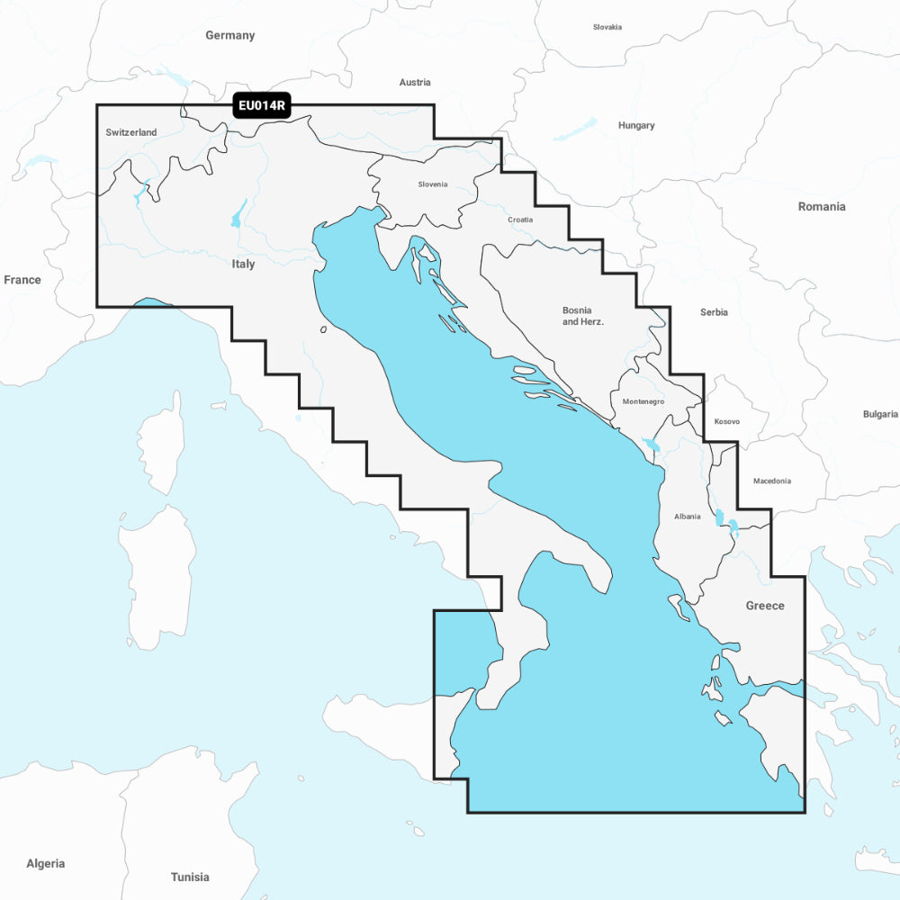 Garmin Navionics+ Chart: EU014R - Italy, Adriatic Sea