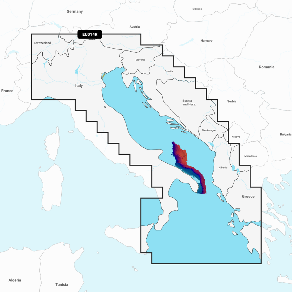 Garmin Navionics Vision+ Chart: EU014R - Italy, Adriatic Sea