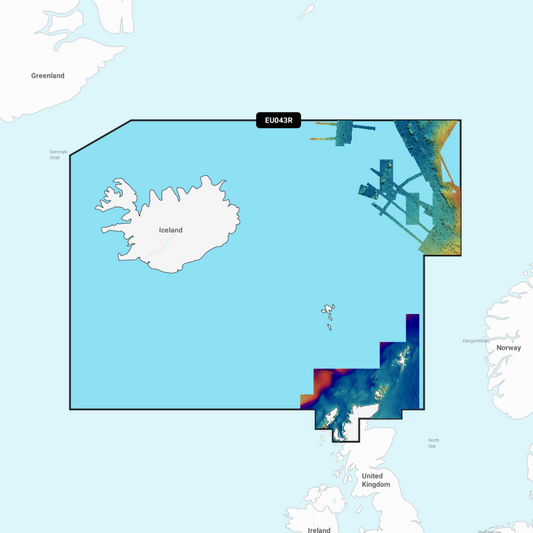 Garmin Navionics Vision+ Chart: EU043R - Iceland to Orkney