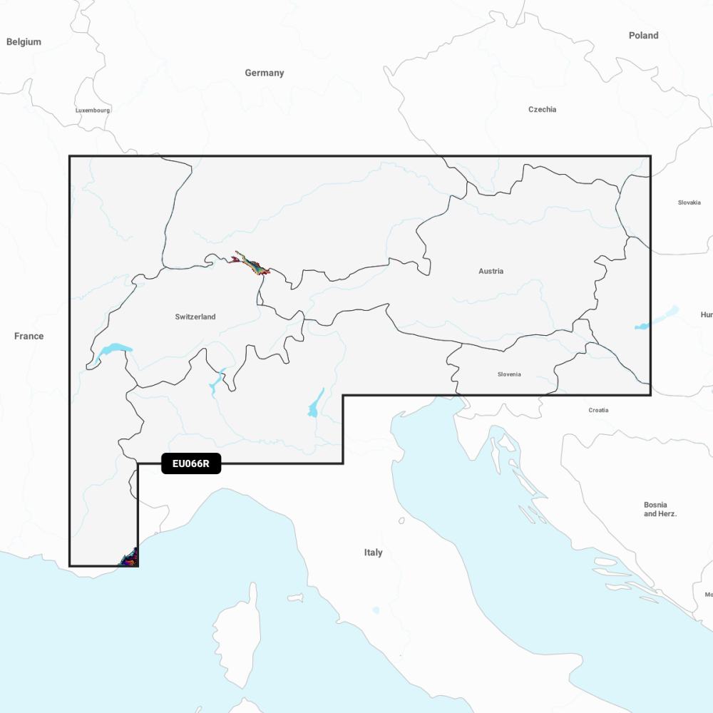 Garmin Navionics Vision+ Chart: EU066R - Alpine, Lakes & Rivers