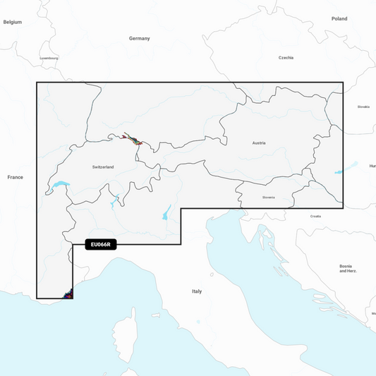 Garmin Navionics Vision+ Chart: EU066R - Alpine, Lakes & Rivers