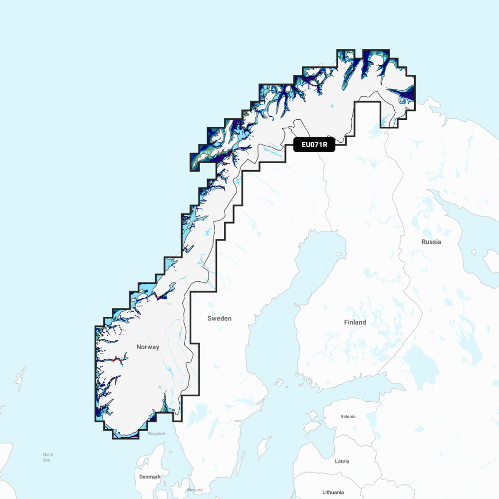 Garmin Navionics Vision+ Chart: EU071R - Norway, Lakes & Rivers