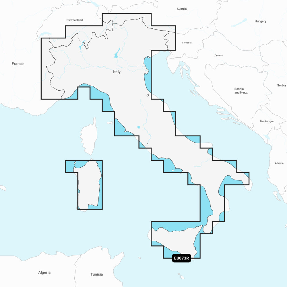 Garmin Navionics+ Chart: EU073R - Italy, Lakes & Rivers